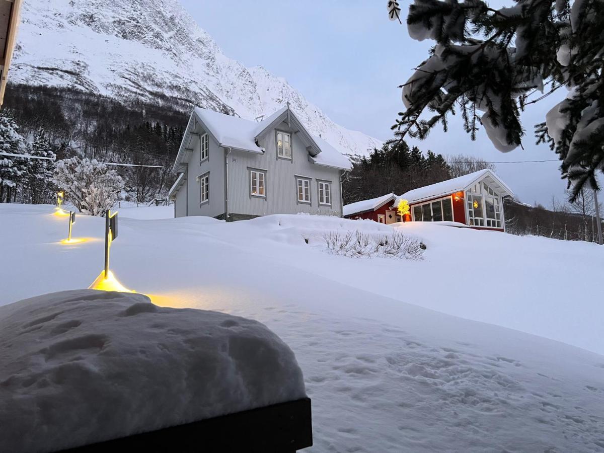 Kjosen Lodge, Lyngen. Lyngseidet Exteriér fotografie